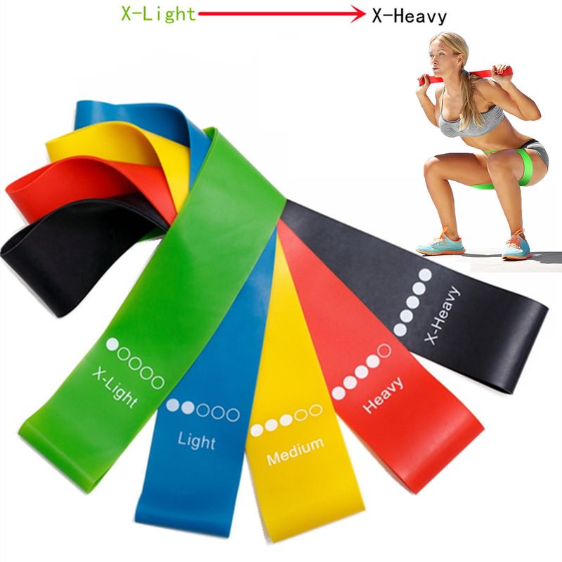 Yoga Fitness Resistance Band - Uniwersalne gumy oporowe TPE, 5 poziomów